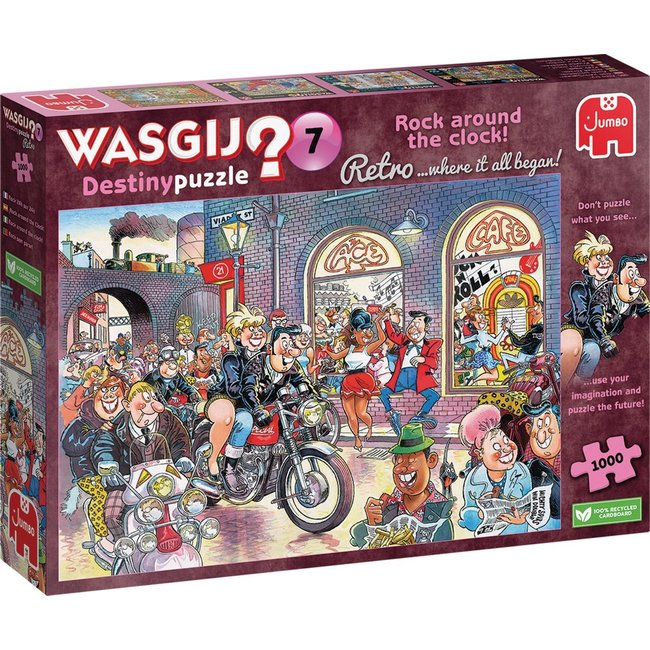 Jumbo Wasgij Retro Destiny 7 Rock around the Clock Puzzel 1000 stukjes