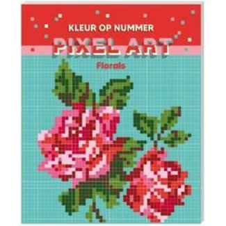 Inter-Stat Malbuch nach Zahlen - Pixelkunst - Blumen