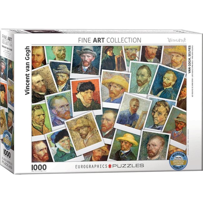 Puzzle Vincent van Gogh Selfies 1000 Piezas