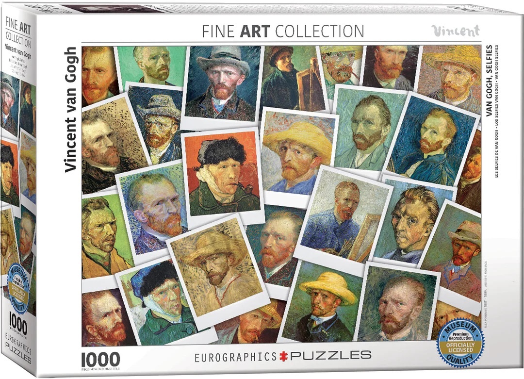 Vincent van Gogh Selfies Puzzel 1000 Stukjes