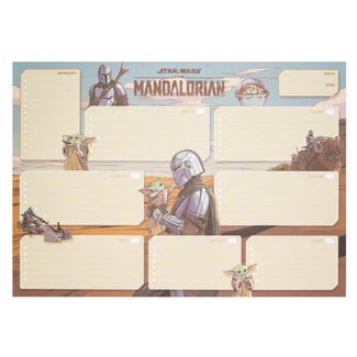 Grupo A3 Desk Planner Star Wars the Mandalorian