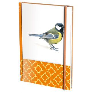 Bekking & Blitz A6 Address book Great Tit, Elwin van der Kolk, Vogelbescherming Nederland