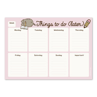 Grupo Pusheen A4 Weekly planner