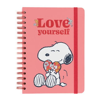Grupo A5 Snoopy Love Yourself Notizbuch