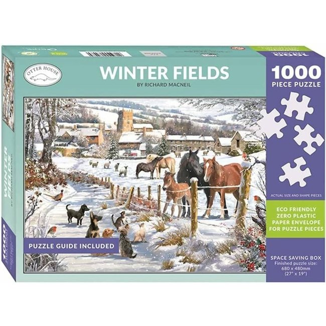 Otterhouse Winter Fields Puzzel 1000 Stukjes