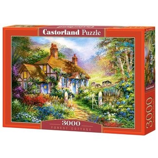 Castorland Forest Cottage Puzzel 3000 Stukjes