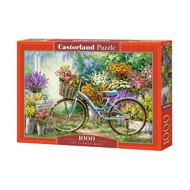 Der Blumenmarkt Puzzle 1000 Teile