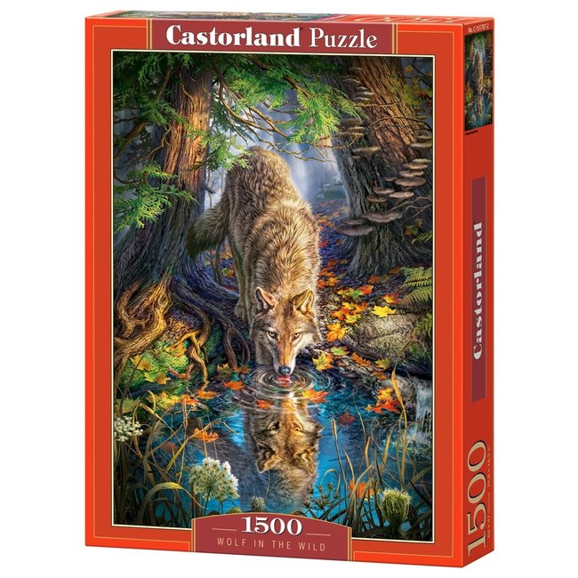 Castorland Puzzle del lupo in libertà 1500 pezzi