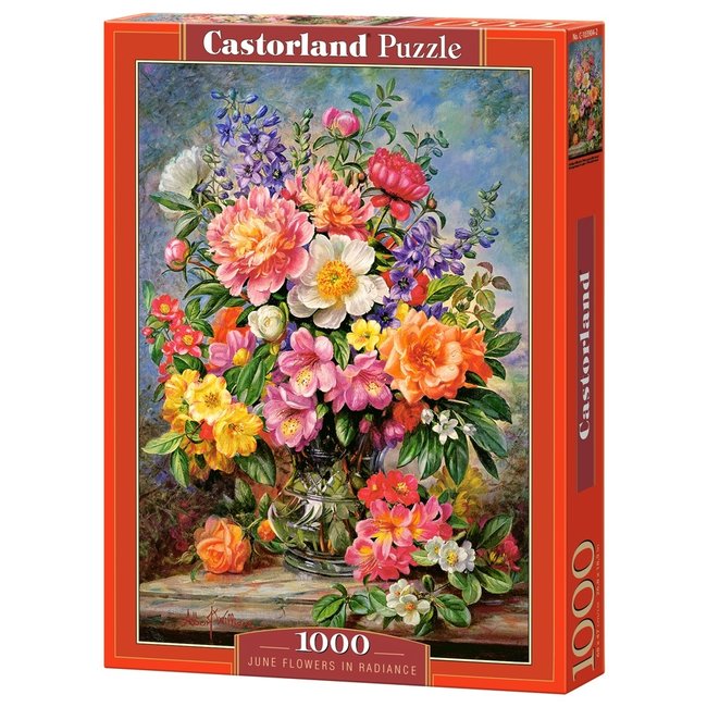 Castorland Puzzle 1000 Piezas Flores de Junio en Resplandor