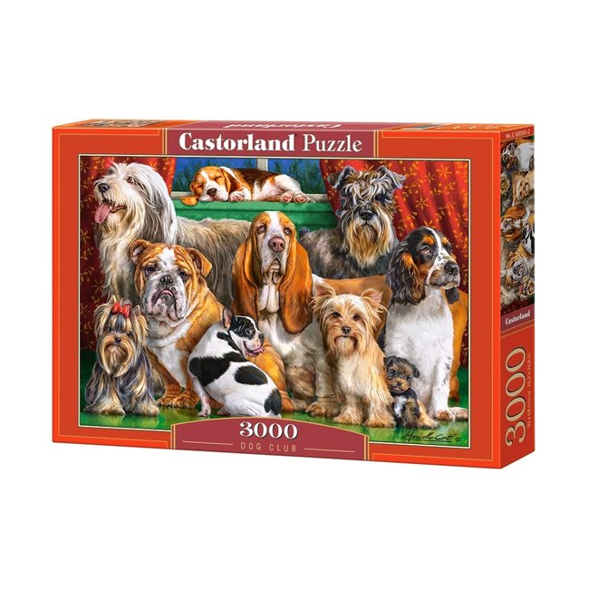 Castorland Dog Club Puzzle 3000 Teile