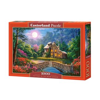 Castorland Cottage in The Moon Garten Puzzle 1000 Teile