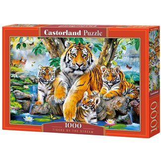 Castorland Tigres junto al arroyo Puzzle 1000 piezas