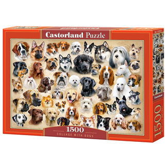 Castorland Collage with Dogs Puzzel 1500 Stukjes