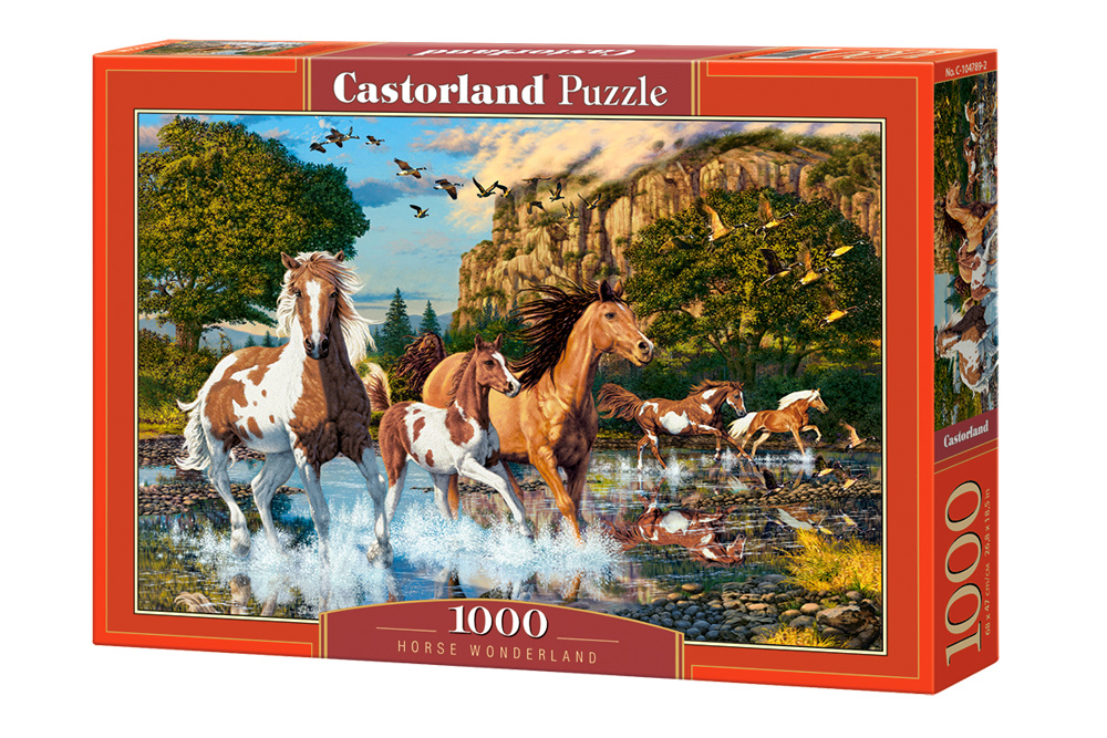 Comprare Puzzle 1000 pezzi del Paese delle Meraviglie dei Cavalli?  Facilmente ordinabile online 