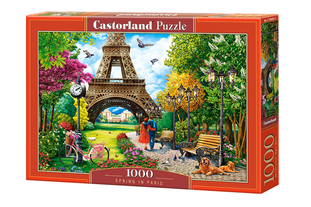 Spring in Paris - Puzzel 1000 stukjes
