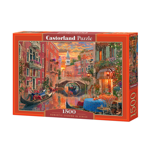 Romantischer Abend in Venedig Puzzle 1500 Teile
