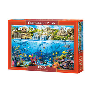 Castorland Puzzle dell'isola dei pirati 1500 pezzi