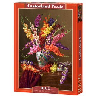 Castorland Gladioli dans un vase chinois Puzzle 1000 pièces