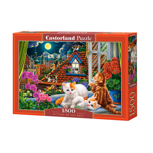 Castorland Kittens on the Roof Puzzle 1500 Pieces
