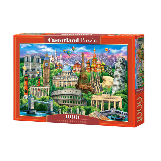 Famous Landmarks Puzzle 1000 pieces