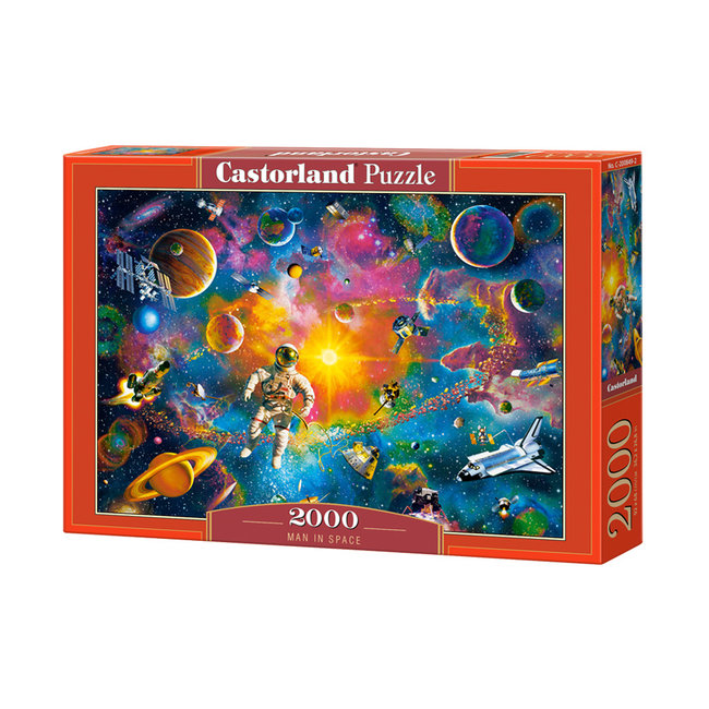 Castorland Man in Space Puzzel 2000 Stukjes
