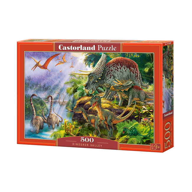 Castorland Puzzle Valle de los Dinosaurios 500 piezas