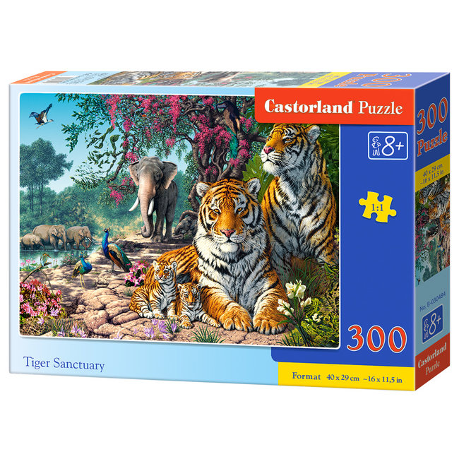 Puzzle 300 pièces - Sanctuaire du tigre