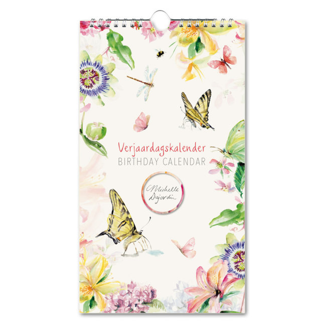 Calendario del compleanno di Michelle Dujardin Butterfly Blossoms