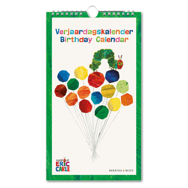 Bekking & Blitz Eric Carle the Very Hungry Caterpillar Birthday calendar