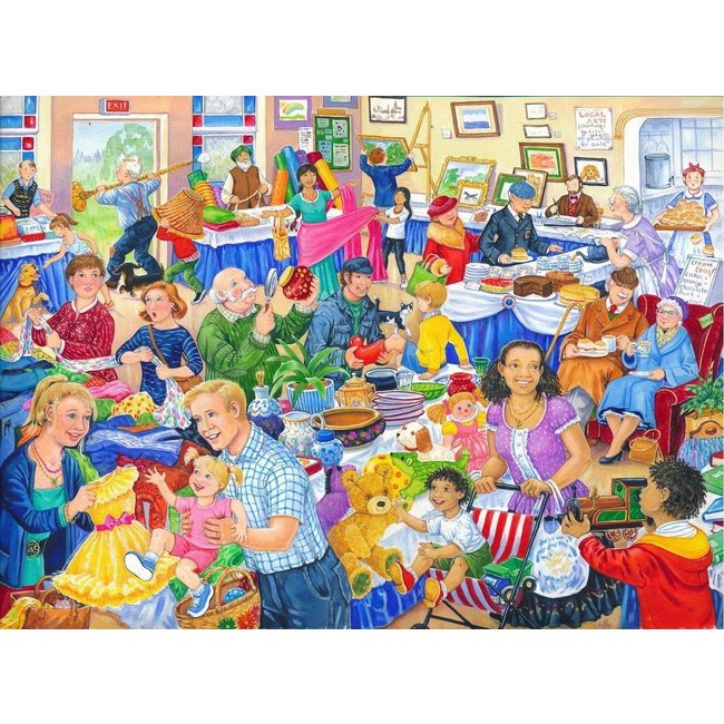 The House of Puzzles Jumble Sale Puzzle 500 XL PIECES