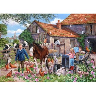 The House of Puzzles MacDonalds Farm Puzzle 500 xl pieces