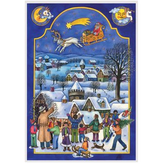 Sellmer A4 Advent Calendar Nicholas Coming