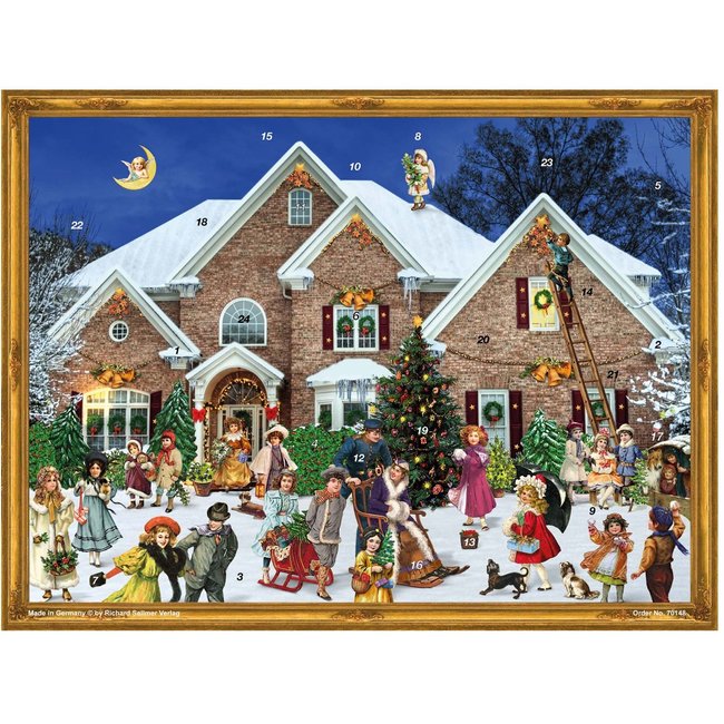 Calendrier de l'Avent : 24 Puzzles : Ville de Noël