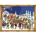Sellmer Calendario dell'Avvento Babbo Natale in renna Ar