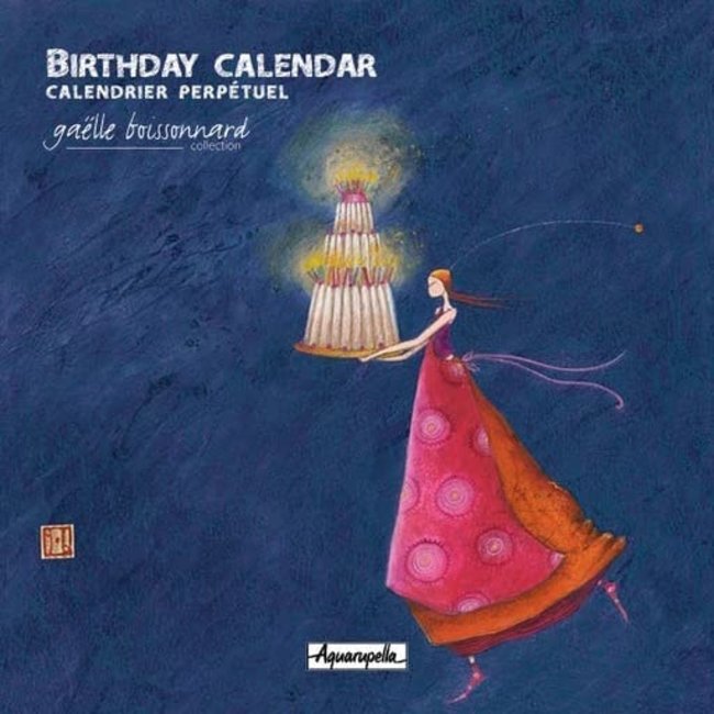 Aquarupella Gaëlle Boissonnard Birthday calendar