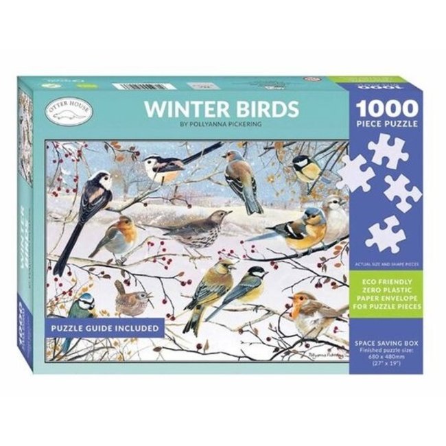 Puzzle 1000 pièces - Oiseaux d'hiver