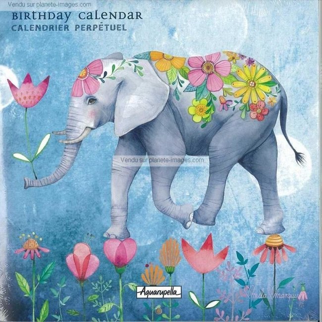 Aquarupella Mila Marquis Birthday Calendar