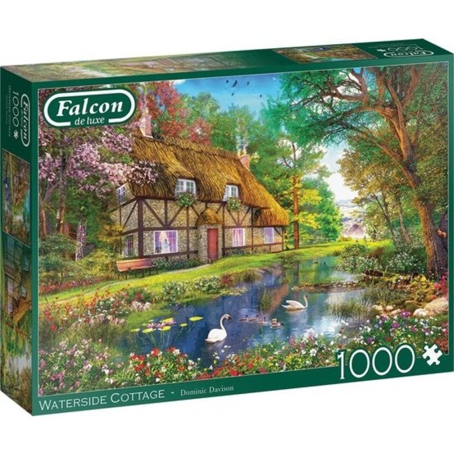 Falcon Waterside Cottage Puzzel 1000 Stukjes