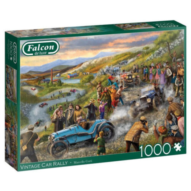 Rallye automobile vintage Puzzle 1000 pièces
