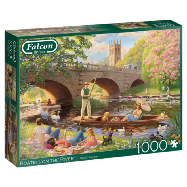 Falcon Puzzle di Boating on the River 1000 pezzi