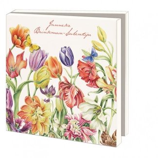 Bekking & Blitz Carpeta de tarjetas Tulipanes, Janneke Brinkman 10 piezas con sobres