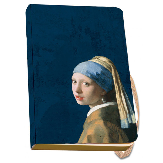 Bekking & Blitz Notebook A6, soft cover: Girl with a Pearl Earring Vermeer, Mauritshuis