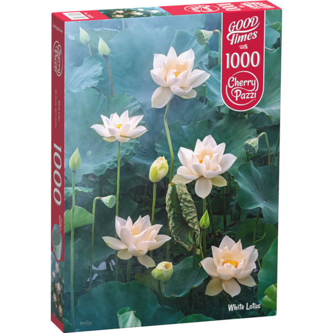 Weißer Lotus Puzzle 1000 Teile