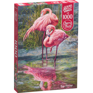 CherryPazzi Casse-tête Bingo Flamingo 1000 pièces
