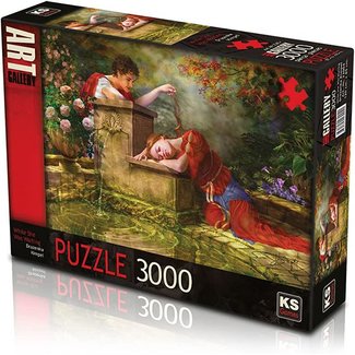 KS Games While She Was Waiting Puzzle 3000 Pieces