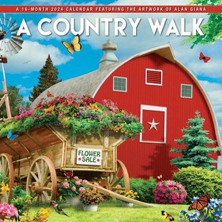 Hopper Studios A Country Walk Calendar 2025