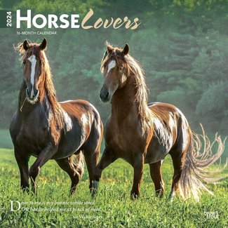 Browntrout Horse Lovers Calendar 2024