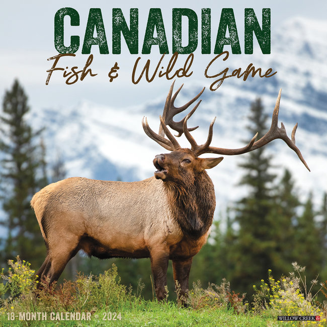 Willow Creek Canadian Fish and Wild Game Calendar 2025