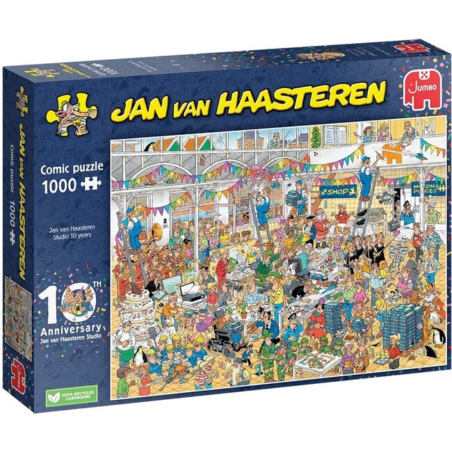 Jumbo Jan van Haasteren - 10 anni Jan van Haasteren Studio Puzzle 1000 pezzi