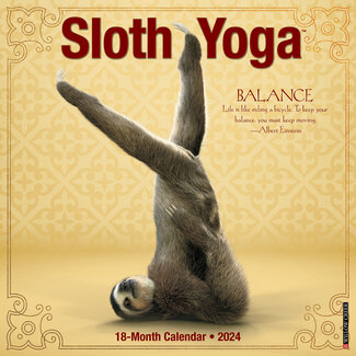 Willow Creek Sloth Yoga Kalender 2024
